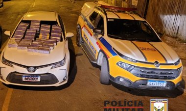 Polícia Militar apreende cerca de 150 kg de maconha em Rio Pomba