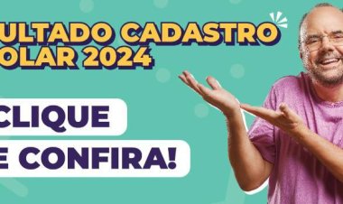 Resultado do cadastro Escolar 2024 já pode ser consultado