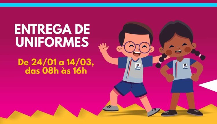 Ubá: Educação inicia entrega de uniformes para alunos da Rede
