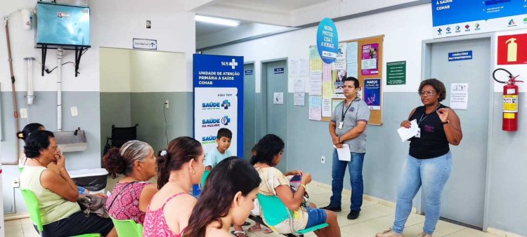 Ubá: ESF Cohab realiza sala de espera sobre Dia Mundial do RIM