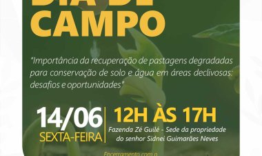 Ubá: Dia de Campo destaca importância da recuperação de pastagens degradadas