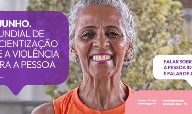 Minas lança campanha para conscientizar a população sobre a violência contra a pessoa idosa
