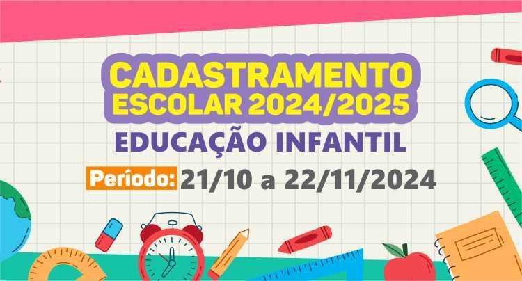 Prefeitura de Ubá divulga cadastramento escolar para a Educação Infantil no ano letivo de 2025