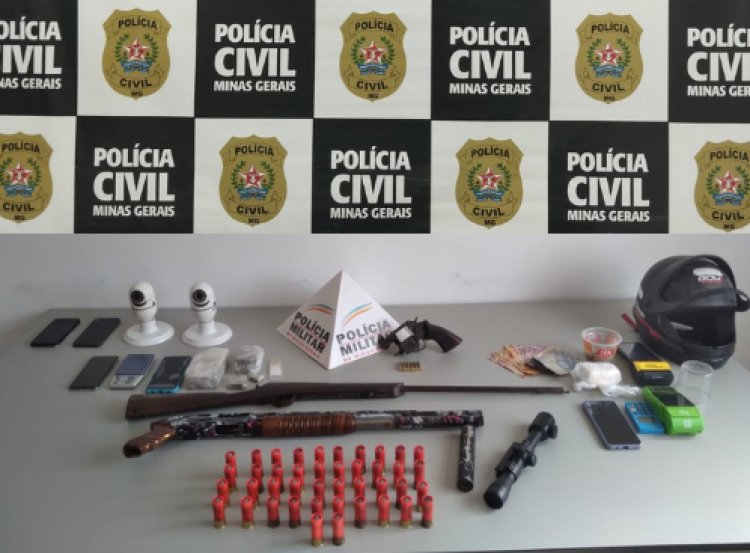 Ação conjunta prende quatro suspeitos em Teixeiras