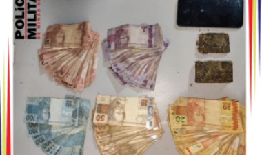 Polícia Militar prende autor por tráfico de drogas após denúncia anônima em Ubá