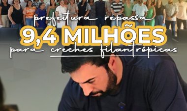 Prefeitura de Viçosa 9,4 milhões para creches filantrópicas
