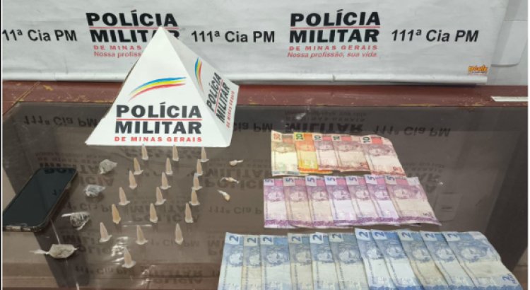 Polícia Militar prende suspeita por tráfico de drogas em Visconde do Rio Branco