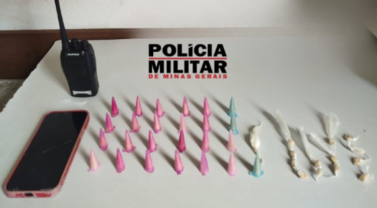 Polícia Militar prende suspeito por tráfico de drogas em Ubá