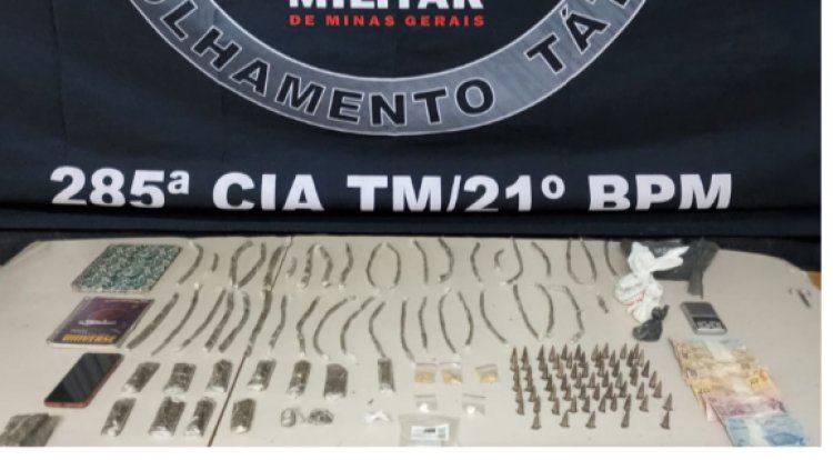 Ubá: Polícia Militar prende suspeitos por tráfico de drogas no Tanquinho