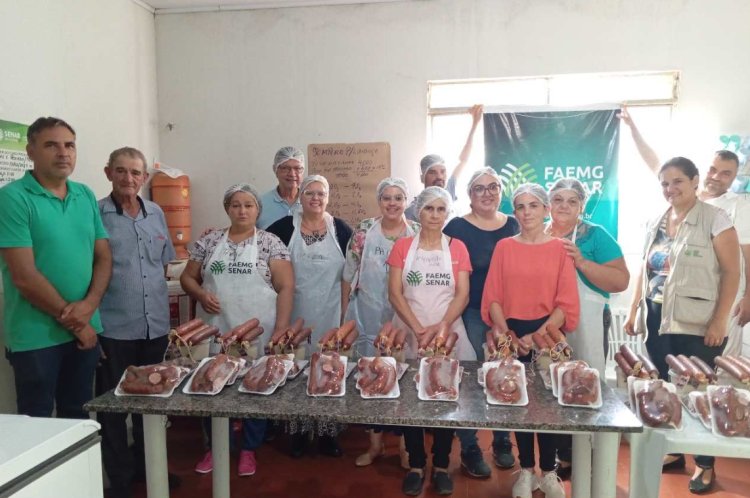 Parceria impulsiona empreendedorismo rural com curso de derivados suínos em Guiricema