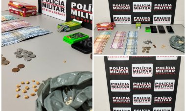 Polícia Militar prende autor por tráfico de drogas em Rio Pomba