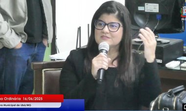 Vereadora Aline Melo destaca conquistas em infraestrutura rural, saúde da mulher e recursos para Ubá durante a reunião da Câmara