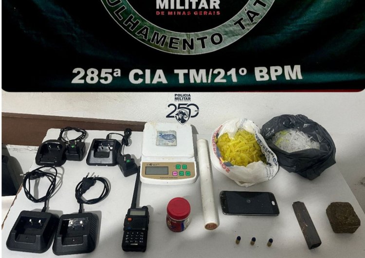 Polícia Militar apreende menor por tráfico de drogas no bairro Agroceres em Ubá