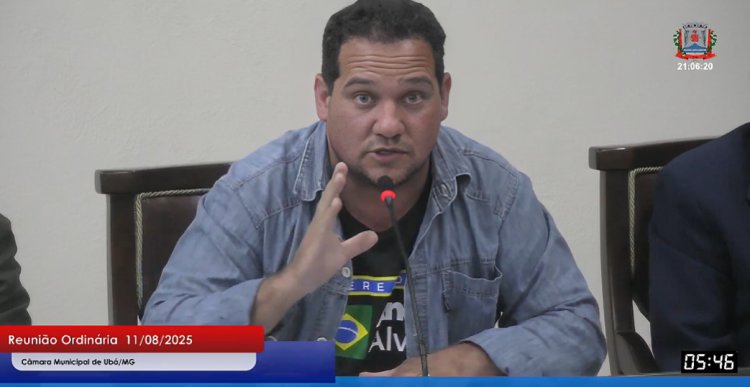 Vereador André Alves cobra ação do prefeito de Ubá diante de denúncias de corrupção
