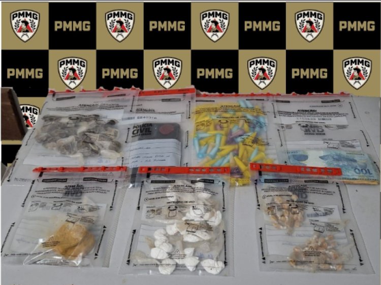 Polícia Militar prende autor por tráfico de drogas no bairro Talma em Ubá