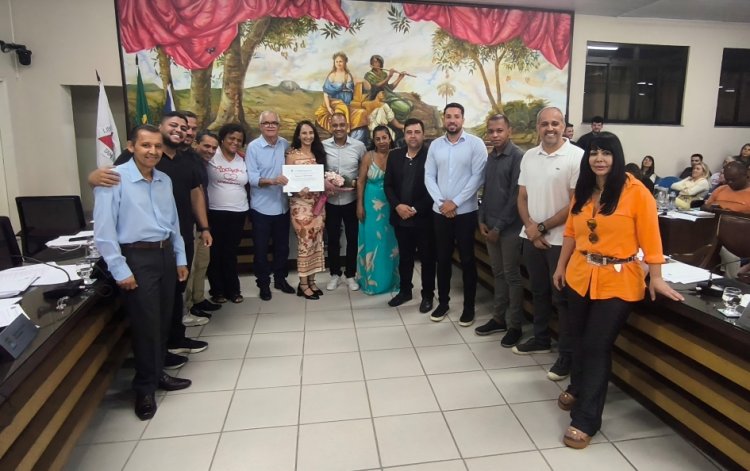 Câmara de Ubá entrega Título de Personalidade Esportiva do Ano a Pâmella de Castro Zauza em última reunião antes do recesso