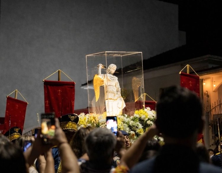 Imagem Peregrina de São Miguel Arcanjo chega à Diocese de Leopoldina em missão nacional promovida pelo Instituto Hesed